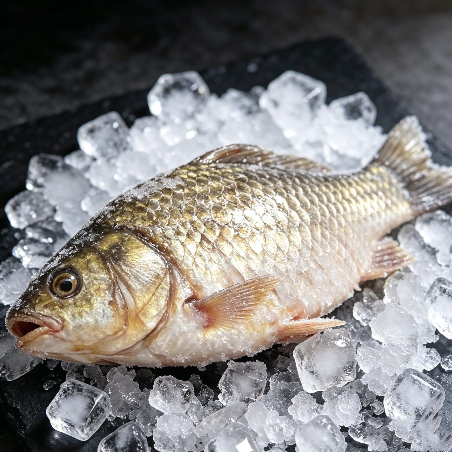 Frozen Crucian Carp